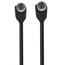 S Video 5 Pin Cable Male to Male Small DIN 5 Needle 6 Feet Compatible with TV Video Equipment