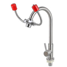 Eye Wash Station with Covers Faucet Mounted Eyewash Station Sink Attachment