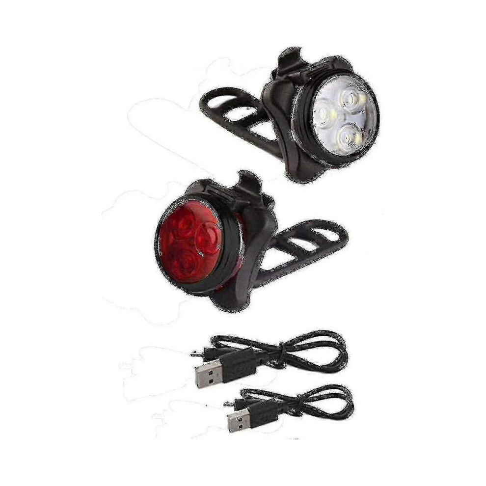 Bike Light Set, Usb Rechargeable Bike Light, Bike Light Bike Light