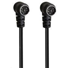 S Video 5 Pin Cable Mini Din 5 Needle Video Line for Business Meetings and Presentations, 6 Feet Length