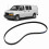 Serpentine Drive Belt Synthetic Rubber Flexible 11