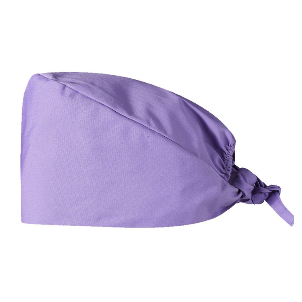 Working Hat Man Solid Color Scrub Cap Adjustable Surgical Cap For Doctors And Nurses, Women's Beauty Salon Work Hat 6447073670886