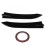 Car Rear Bumper Lip Diffuser Glossy Black Tail 1