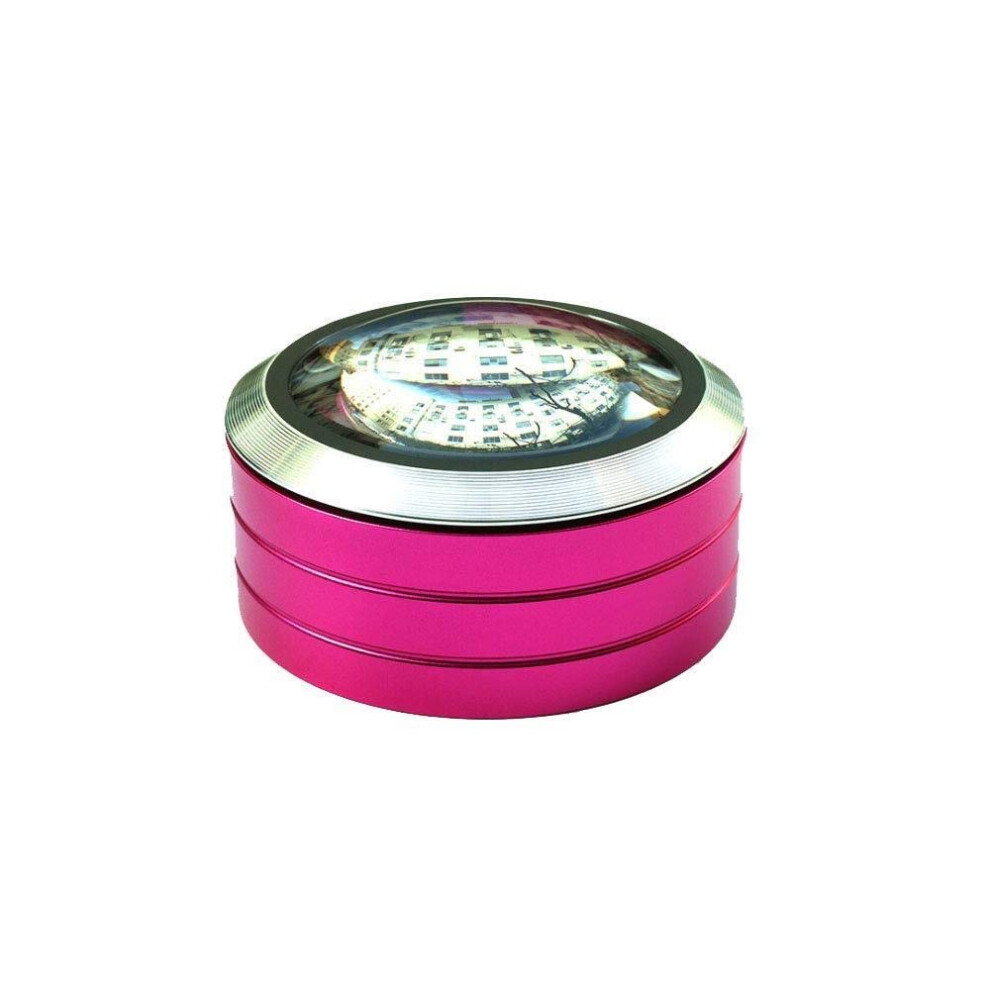90Mm Cylinder Magnifier with 3 LED Lights - Handheld Optical Lens for Reading, Desktop Use, and Enhanced Clarity