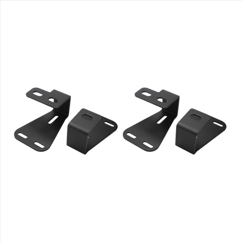 Suporte de dobradiça para macaco de elevação alta (par, preto)