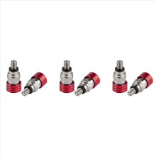 3X Motocross M5X0.8Cm Haarukan Ilmausventtiili Punainen