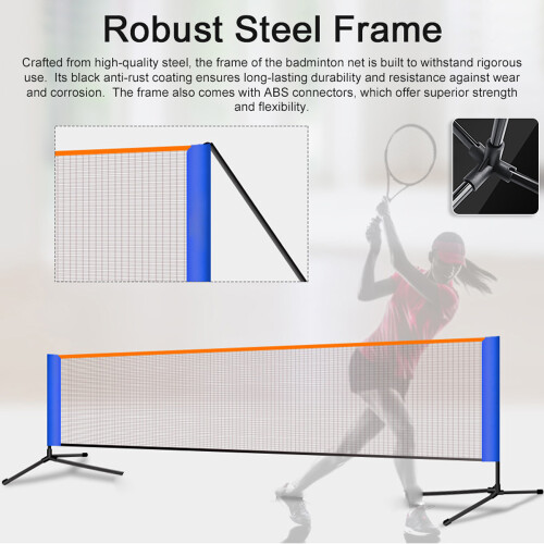 Portable Badminton Net Foldable Standard Tennis