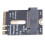 M.2 NVME SSD Convert Adapter M.2 A and E WiFi Port 8
