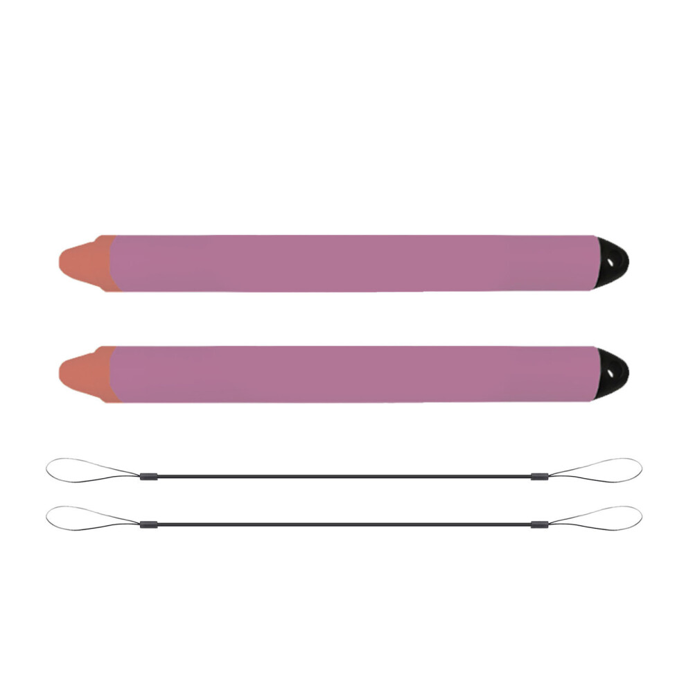 2Pcs Stylus Pen With Tethers For Touch Screens Pink 8320539196282