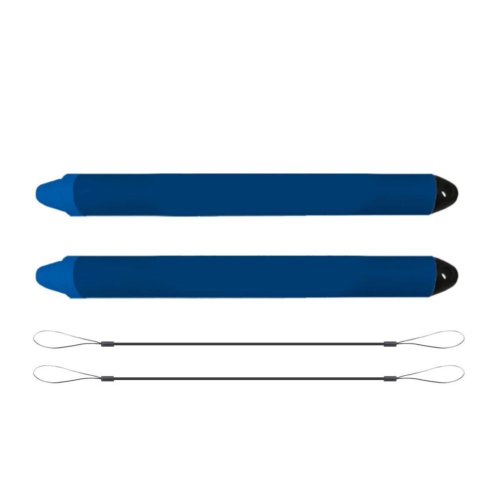 2Pcs Stylus Pen With Tethers For Touch Screens Blue 8320539196381