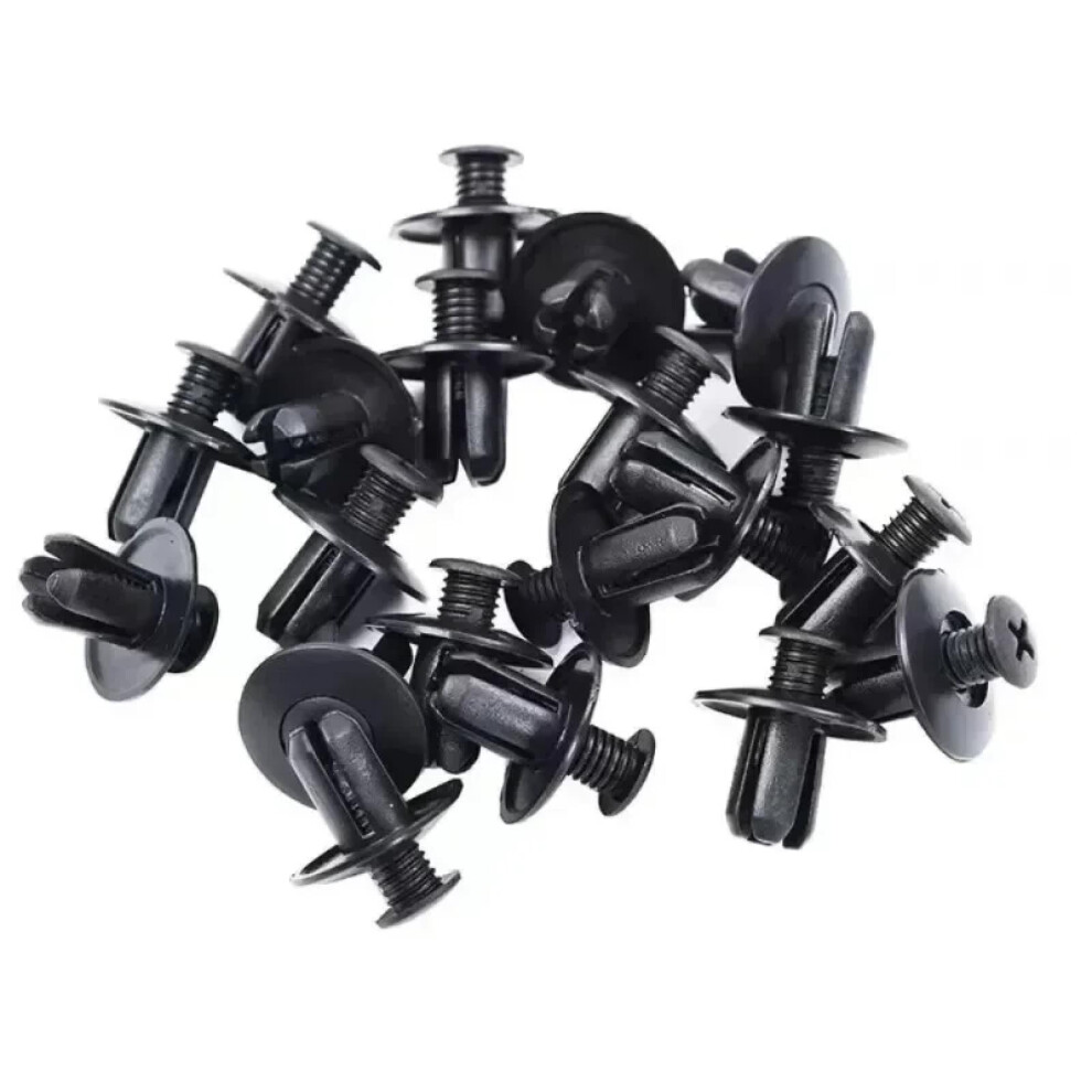 Car Fastener Clips For Nissan, 8Mm Plastic Rivets, Bumper And Fender Replacement Clips, 50 Pack 9084446900132