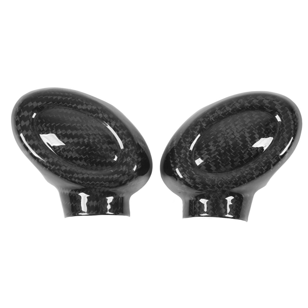 2Pcs Carbon Fiber Gear Shift Knob Trim Shifter 8320539197036