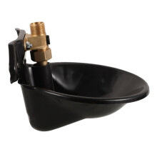 Automatic Livestock Water Dispenser for Cows and Sheep - Large Bowl Farm Animal Drinking Fountain, Durable Plastic Design