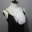 Detachable Ruffled Lace False Collar Victorians Colonial Jabot 4