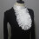 Detachable Ruffled Lace False Collar Victorians Colonial Jabot 7