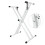 Adjusted Electronic Piano Stand, Double Braced Keyboard Stand 2