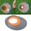 Golf Cup Putt Out Golf Practice Equipment Hole Cup Golf Putt Cup 2