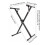 X Frame Music Piano Keyboard Stand Adjustable Keyboard Stand for 3