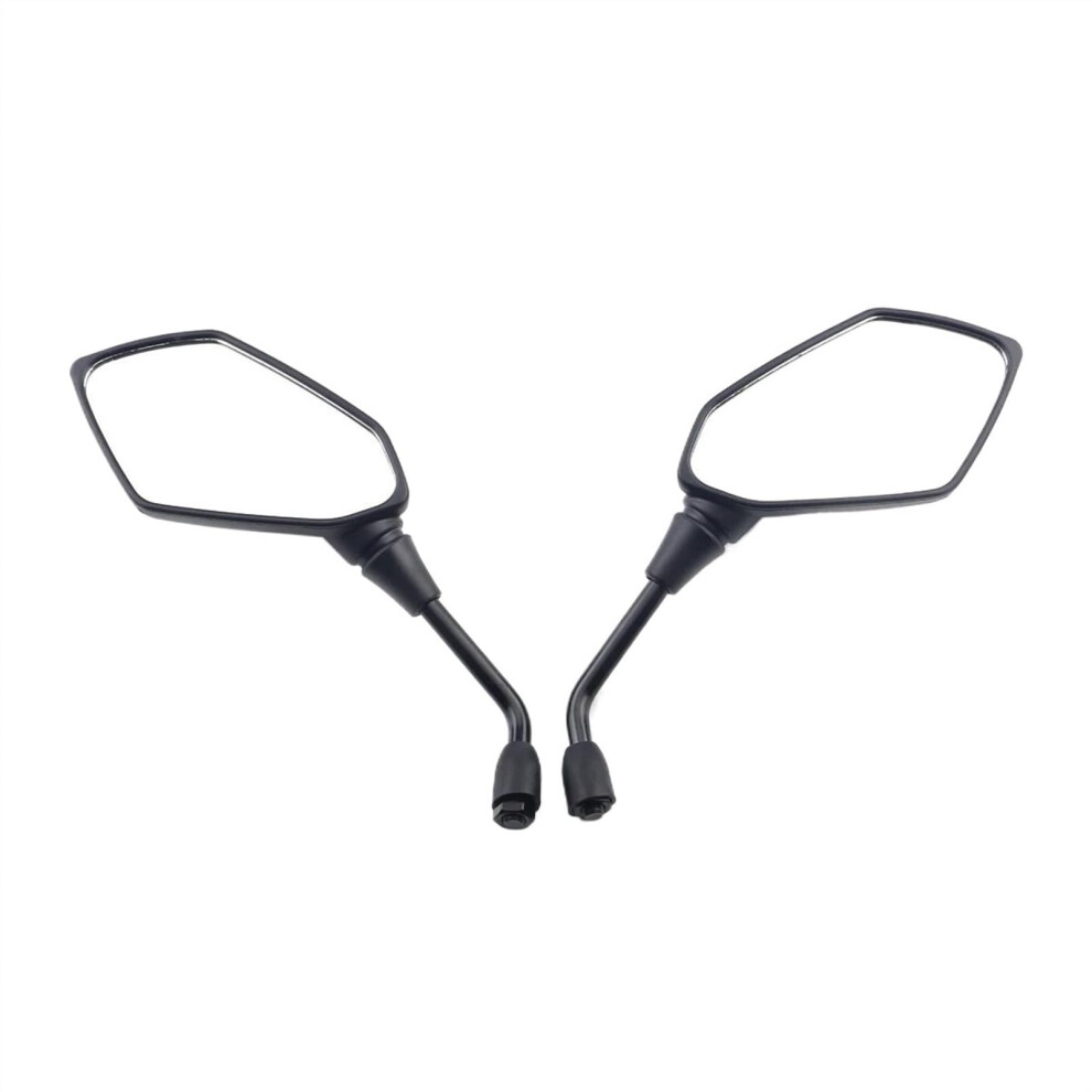 Side Rear View Mirrors For Kawasaki Z125 Z400 Z650 Z800 Z900 - Adjustable Motorcycle Rearview Mirrors, High-Quality Glass Black 6447073672750