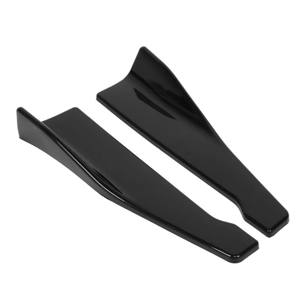 Car Side Skirts Universal 48Cm Length Front Rear Bumper Lip Spoiler Diffuser Splitter Scratch Protector Black 6447073672880