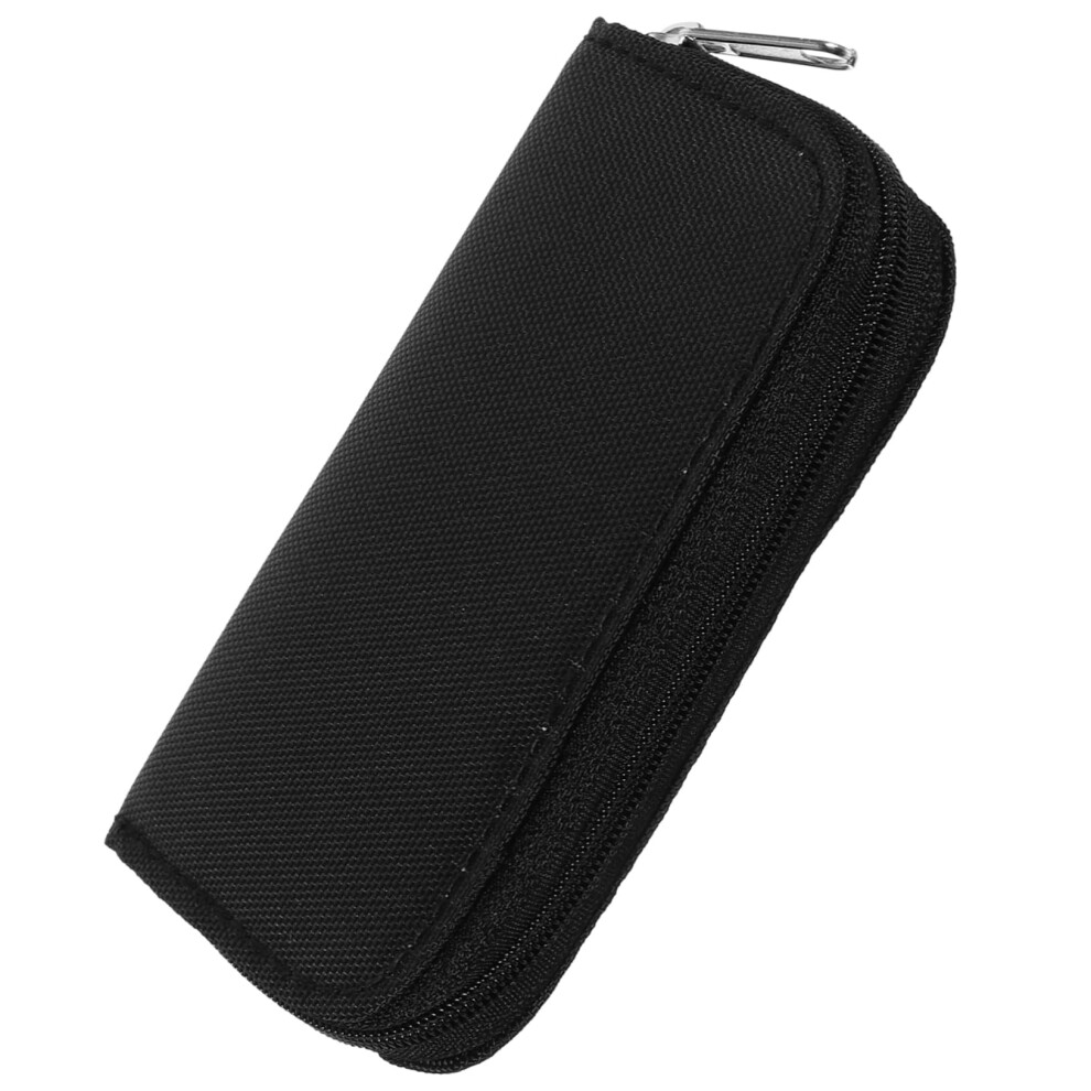 Memory Card Storage Case Portable Organizer With Shockproof Slots Zipper Design For Photography Enthusiasts Black 9016109846570