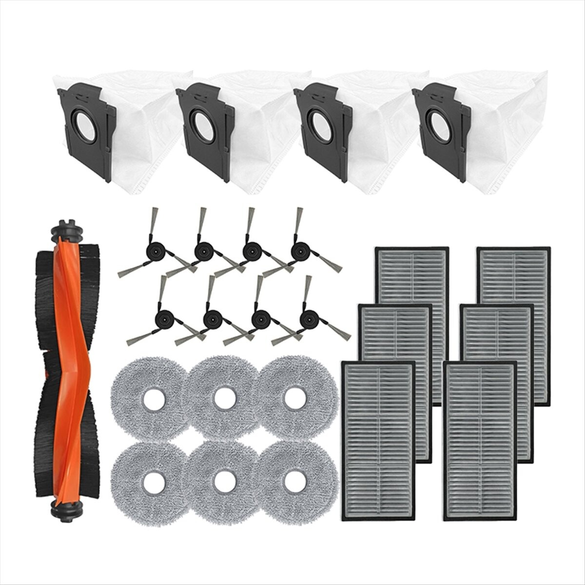 Repuestos para filtro HEPA de cepillo Qrevo Edge/Qrevo Edge S5A