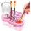 Paint Brush Rinse Tool Artist Friendly Pink Color Drain Function For Easy Maintenance 5