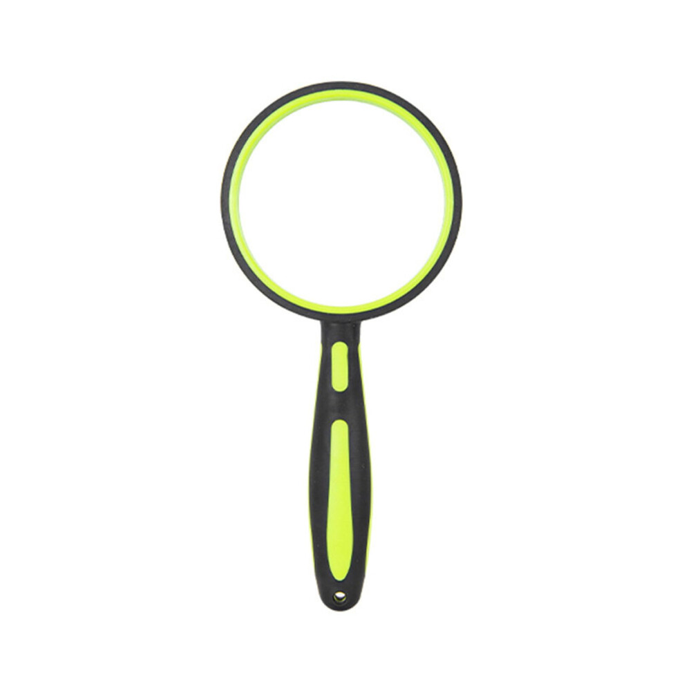 5-10X Magnify Glass Handheld Magnifier With Nonslip Rubber Handle For Senior Reading And Kids Nature Exploration