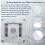 6PCS Cleaning Pads for WINBOT Mini Window Cleaning Robot 3