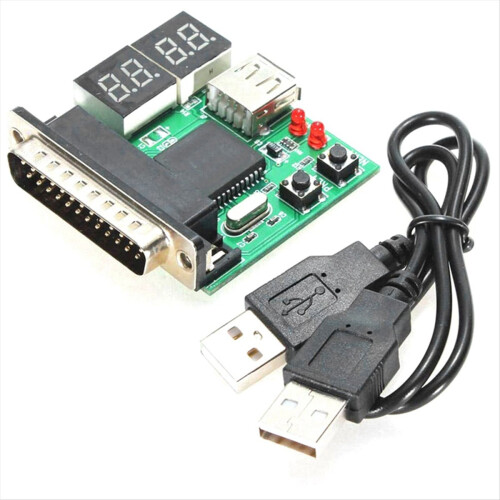 Debug Card Expert Mini PCI PCI-E LPC PC-diagnostikkort 2