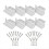 8PCS Solar Panel Mounting Bracket Kits Roof Z-Style Bracket A 1