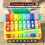 Kinderpiano speelgoed Handpercussie-instrumenten Piano,D 4