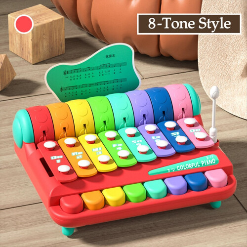 Kinderpiano speelgoed Handpercussie-instrumenten Piano,D 1