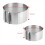 Cake Ring Adjustable Stainless Steel Baking Ring Sturdy Cake Mould 2
