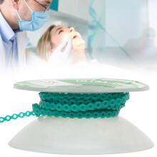Orthodontische Elastikkette in Hellgrün für Zahnspangen, 20 Stück Packung