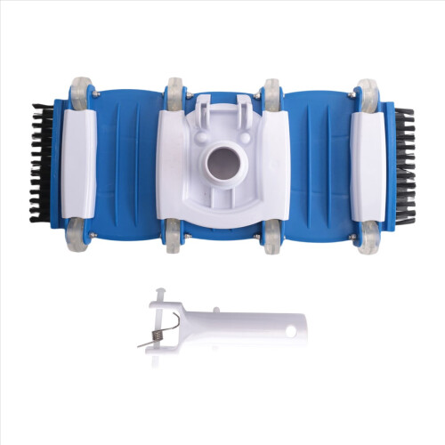Pool Vacuum Head with Side Brushes and Wheels Vacuum Head 1