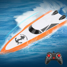 Mini 2.4G 4-Kanal Remote Control RC Boot Orange 100B4 Elektrisches Spielzeug
