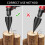 6 τεμάχια σχίστης κορμών καυσόξυλων, τρυπάνια σχίστη κορμών 38mm+50mm, 4