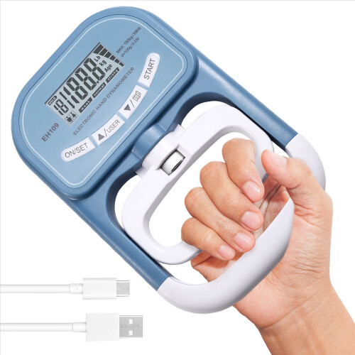 Digital hånddynamometer håndgrebsstyrketræner 180 kg 2