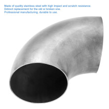 3 Zoll Ultra enge Radius 90 Edelstahl-Abgaskurve, poliert