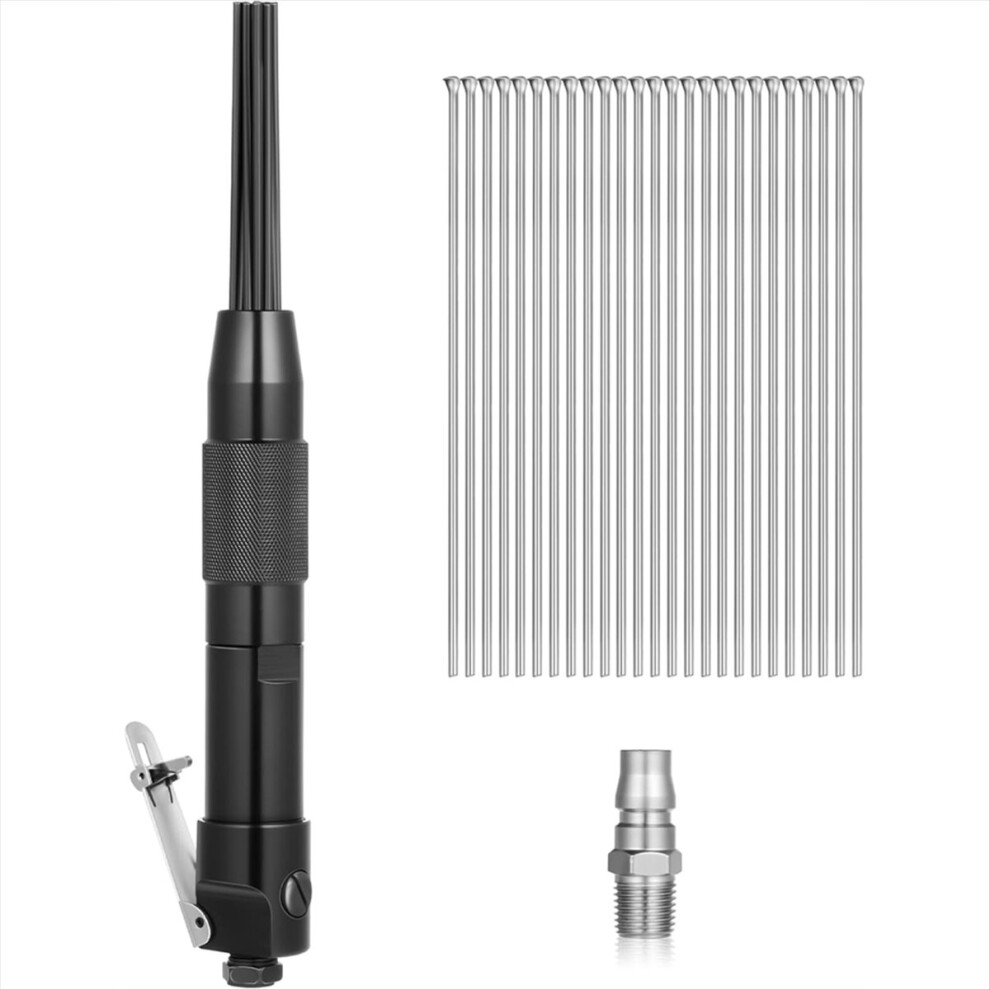 Compact Air Needle Scaler With 40 Pieces 7' Descaling Needles 4851907659657