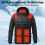 Electric Heated Cotton Jacket Four Control 21 Zone 9