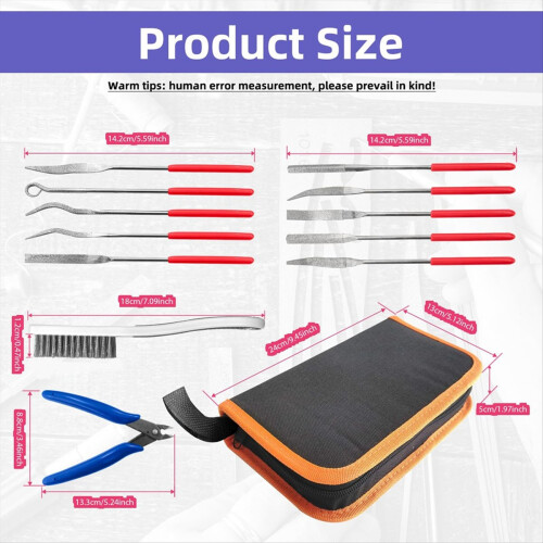 Mini diamantvijl diverse set precisiegereedschappen 1