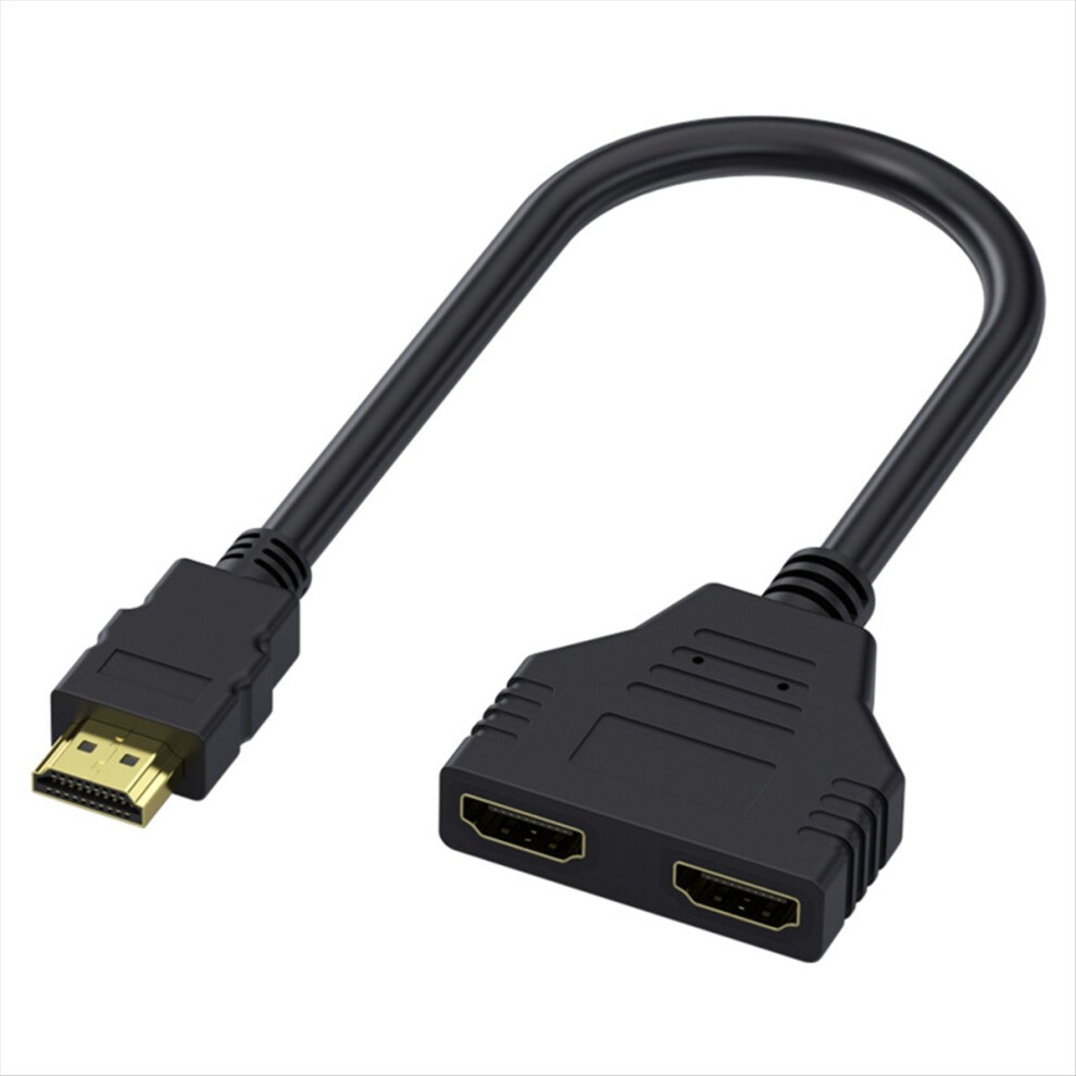 Hdtv 1 In 2 1080P Hdtv Splitter Adapter Male To 2 Female Head Adapter 4851907668277