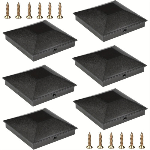 For 4x4Fence Post Caps, Deck Post Plastic Caps with Screws