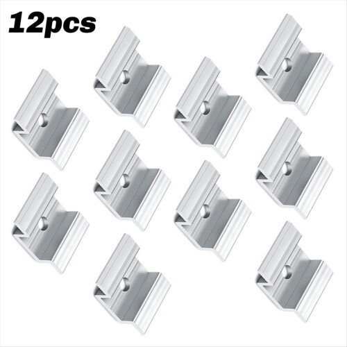 12 x centerklemme af aluminiumslegering med solpaneler 1