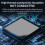 GPU CPU ledende silikonepude 100x100mm 2.0mm tykkelse 4
