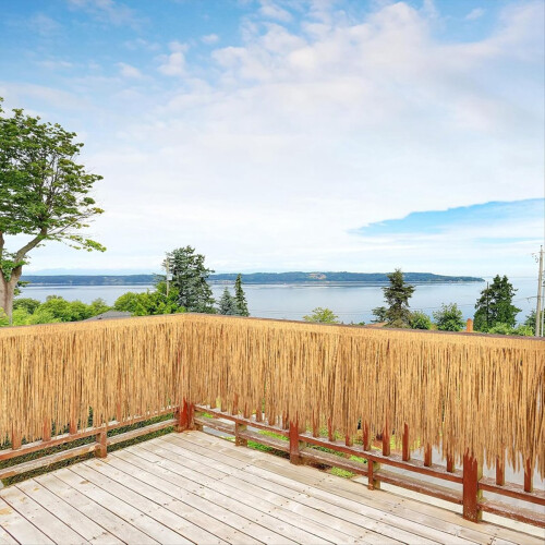Cobertura de palha para Tiki Bar Mexican Tiki Hut, telhado de grama, 6,56 pés x 20 polegadas 2