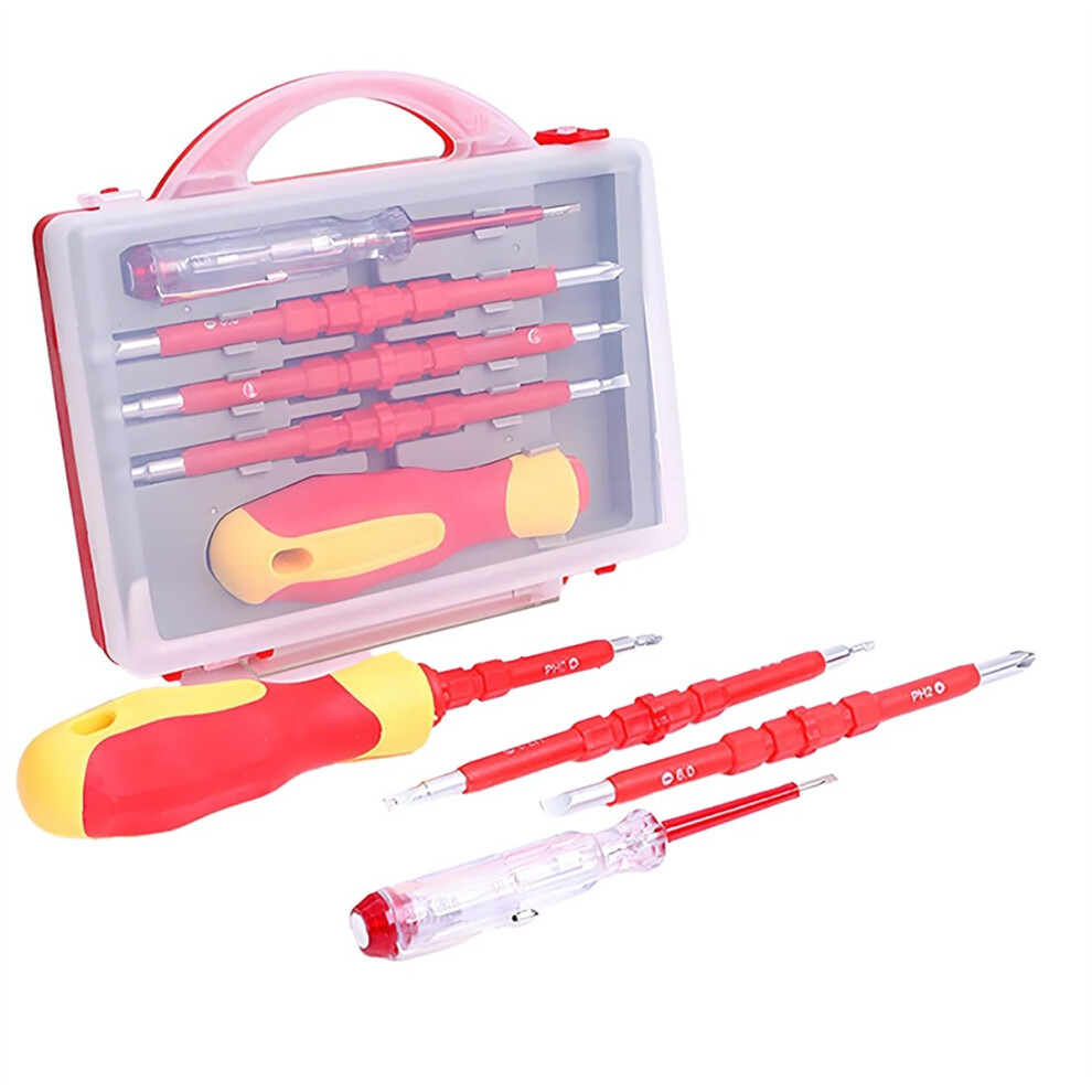 Insulated Electrician Magnetic Insulated Screwdriver Set (5 In1)-image-OPC-PJZSTHD-NEW
