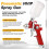Duză pneumatică mini profesională de 125 ml H-2000A de 0,8 mm 4